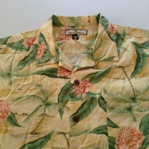 Tommy Bahama Polynesian Camp Silk Shirt